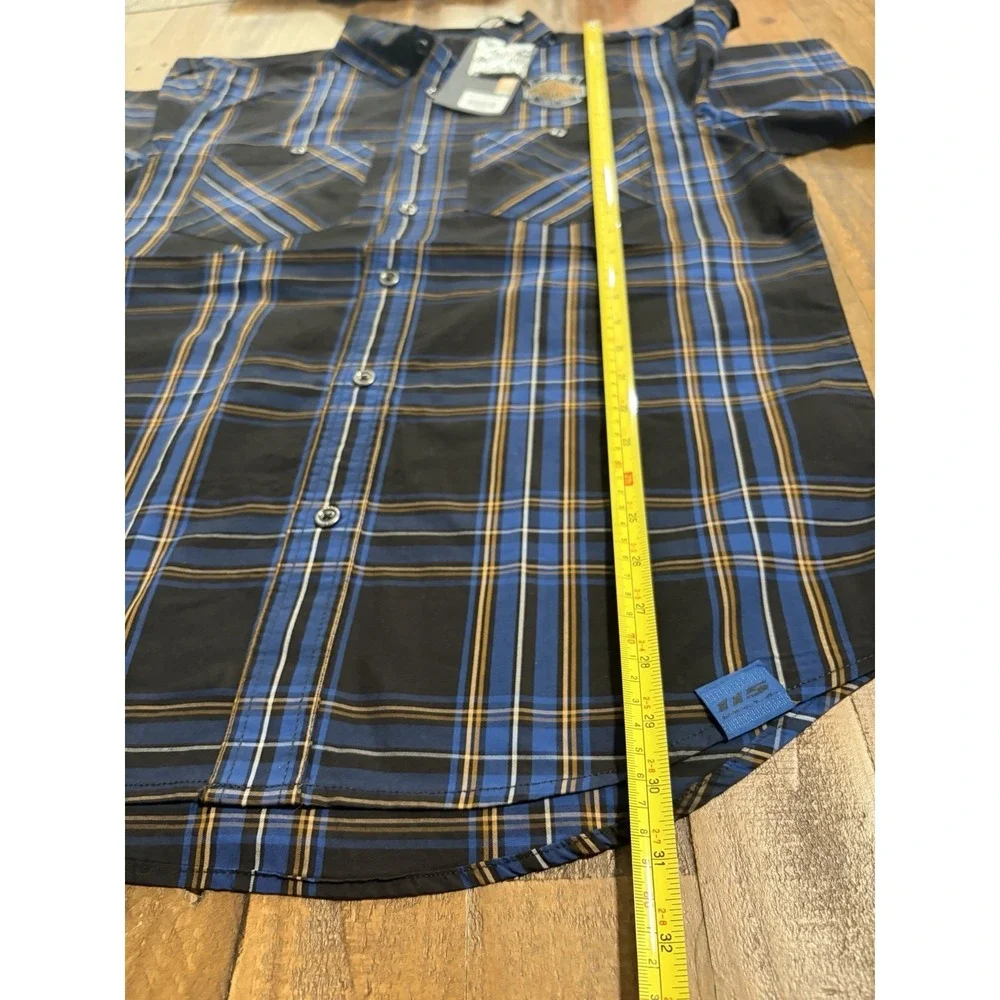 Harley Davidson 115th Anniversary Plaid Shirt Mens Medium NWT 2018 Button Up - Picture 10 of 12